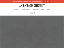 Tablet Screenshot of makeit-3d.com